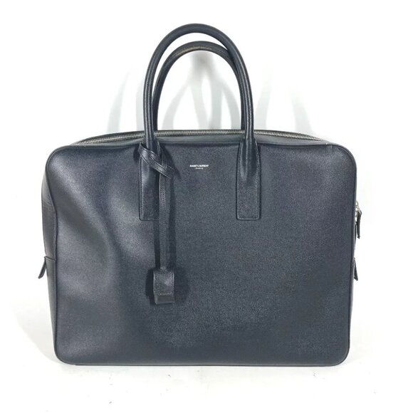 SAINT LAURENT PARIS 342606 Classic Museum 2WAY Bag Hand Bag Tote Bag
